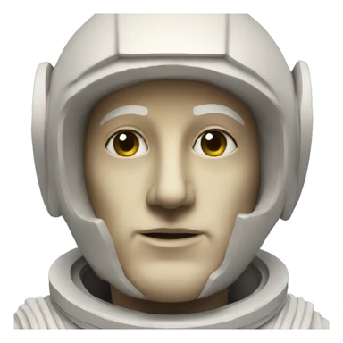 Greek statue of an astronaut sticker