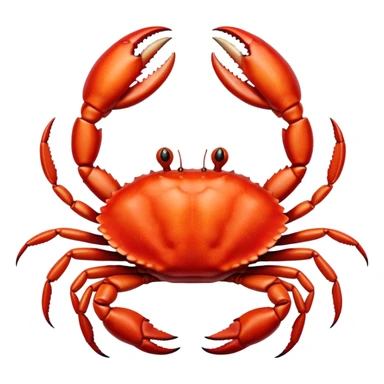 Crab eating crab sticker