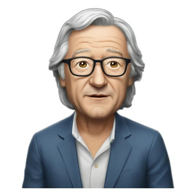 Jean marie lepen hyperrealistic sticker