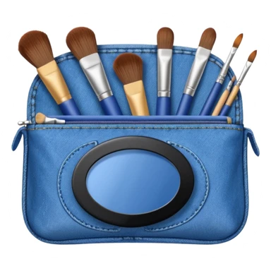 Make up kit denim sticker