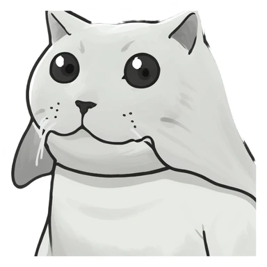 Cat dressed as a ghost sticker