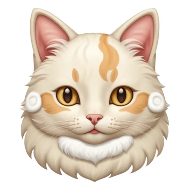 A cat saying ham dudh ke dhule hai sticker