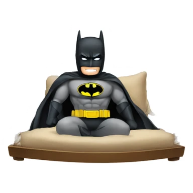 BATMAN ON ROPE BED sticker