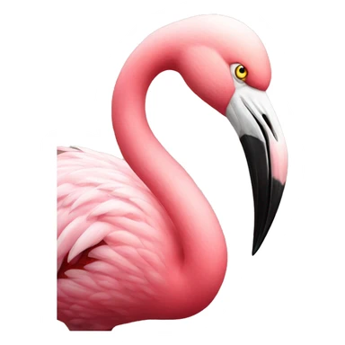 Angry flamingo  sticker