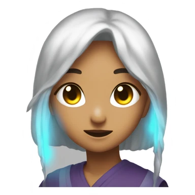 Yae miko with glowing tsundere eyes sticker