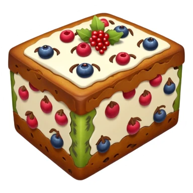 Fruitcake is bad grrr sticker