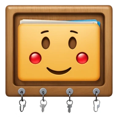 Wall Key holder sticker