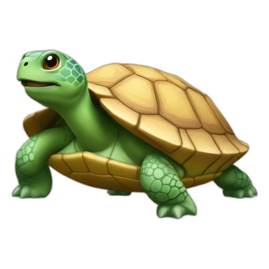 balaine sur Tortue sticker