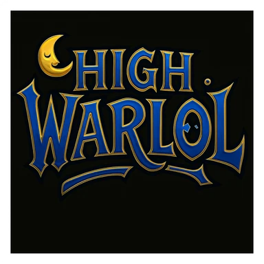 Update to Alliance colors: blue, gold, and silver. Use gothic fantasy fonts and keep the playful twist, but make the palette clearly Alliance-inspired from World of Warcraft. sticker