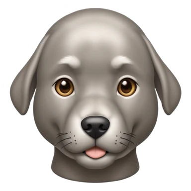 Silver labrador sticker