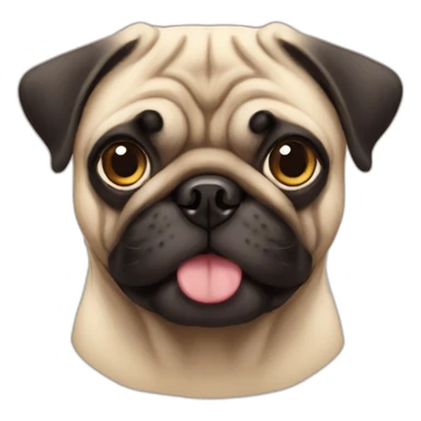 pug-dogcat sticker