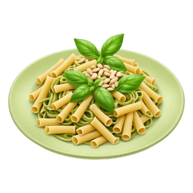 Pesto pasta sticker