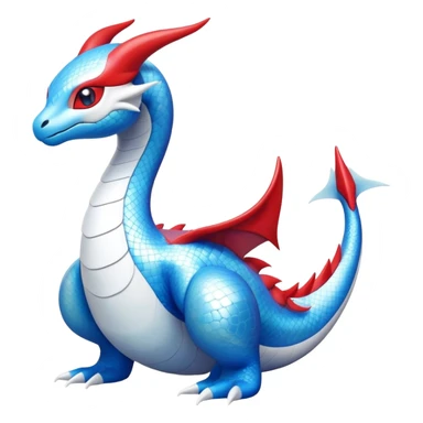 Dragonair-Latias-Fakémon-hybrid-creature (full body)  sticker