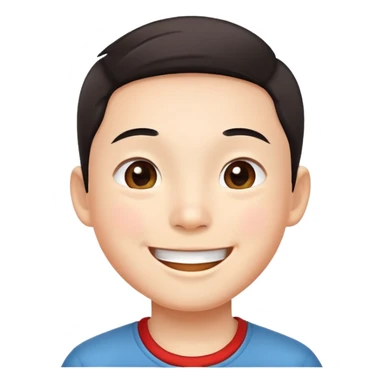 Happy Chinese boy sticker