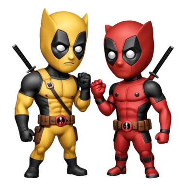 deadpool and wolverine sticker
