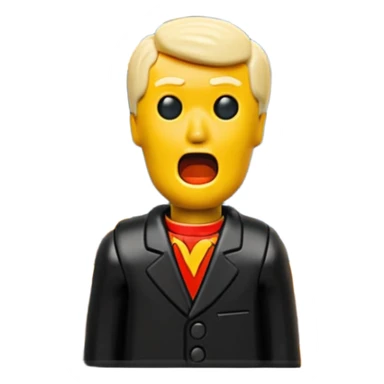 Edvard munch the scream landscape but a minifig sticker