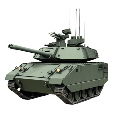 Stryker M1126 (2020) – Cinematic-realistic Stryker M1126 armored personnel carrier, its dark grey-green hull speeding down a war-torn street. The eight large wheels grip the cracked pavement as infantry hunker inside, the turret-mounted .50 cal machine gun scanning rooftops for threats under the eerie glow of distant fires. sticker