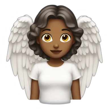 angel girl sticker