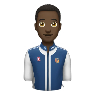 Cédric doumbé Qui sourit  sticker