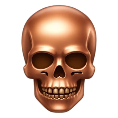 copper-skull sticker