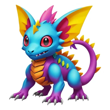 Fakémon-Pokémon-Spectrobes-Digimon-critter-fantasy-hybrid-creature  sticker
