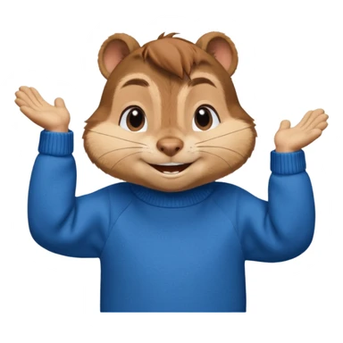 Chipmunk Simon from alvin and the chimpmunks sticker
