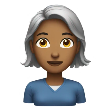 woman halfbody sticker