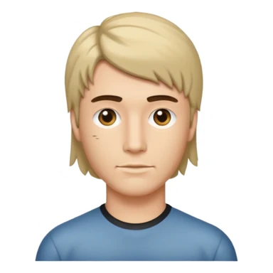 Mullet haircut  sticker