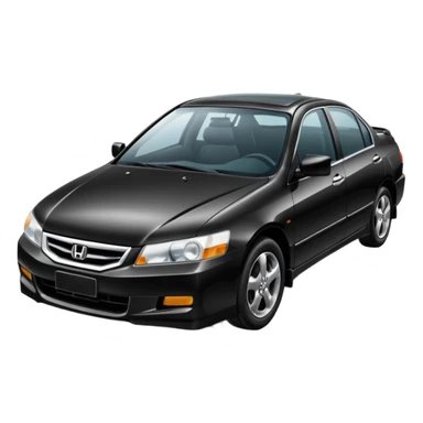 96 Black honda accord sticker