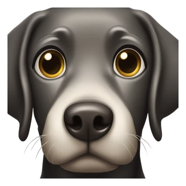 Black Labrador sticker