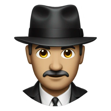mafia boss godfather sticker