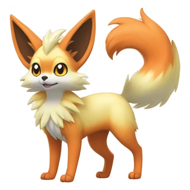  Fennekin-Quilava—Vulpix-Fakemon Full body sticker