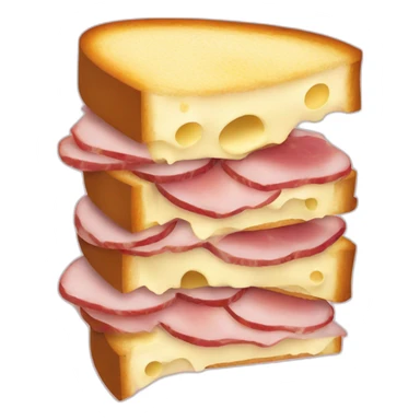 Sandwich-ham-cheese sticker