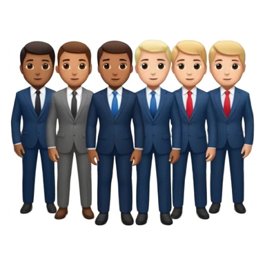 PROFFESIONAL MALE  BUSINESS TEAM HOUSE sticker