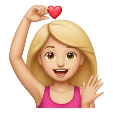 emoji licking armpit sticker