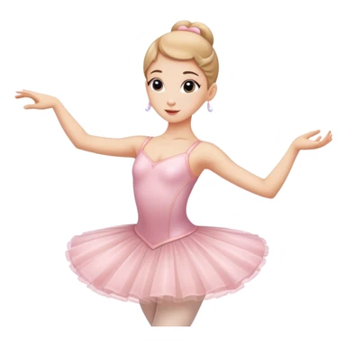 Ballerina dancing sticker