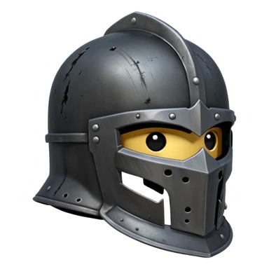 Black Knight helmet sticker