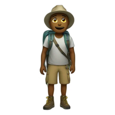 lost in a hike sticker