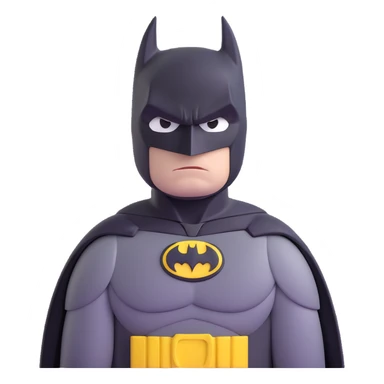 sad batman sticker