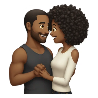 Cute crazy love sticker