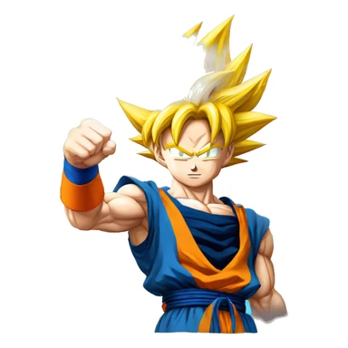 goku en super sayayin sticker