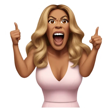wendy williams screaming  sticker