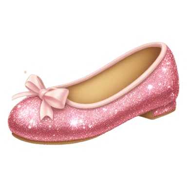 Sparkly ballerina shoes  sticker