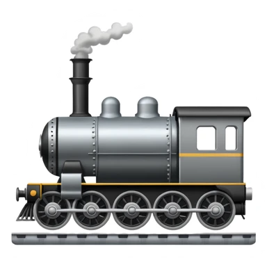 Train image. View right Side. sticker