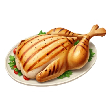 Grilled Chicken breast sticker