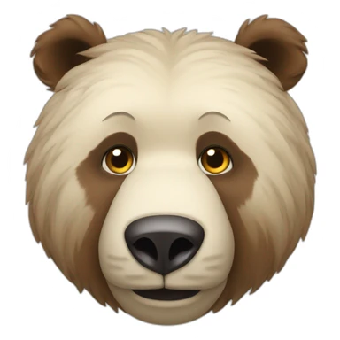 Un ours avec un gros front  sticker