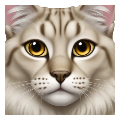 lynx point cat sleek black golden eyes sticker