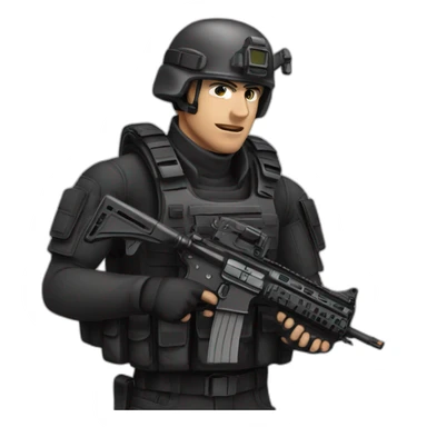 Men swat sticker