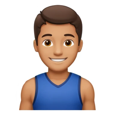 sportsman in the playground sticker