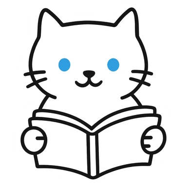 Make the cat's eyes bright blue, keep the original style, no background. sticker